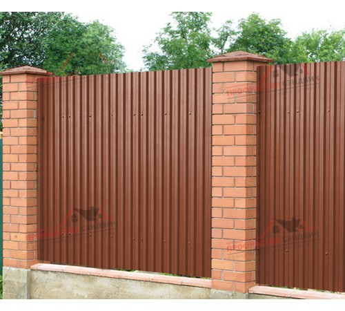 Купить профнастил C21-0.5, Ширина-1000, Viking E RAL8004 