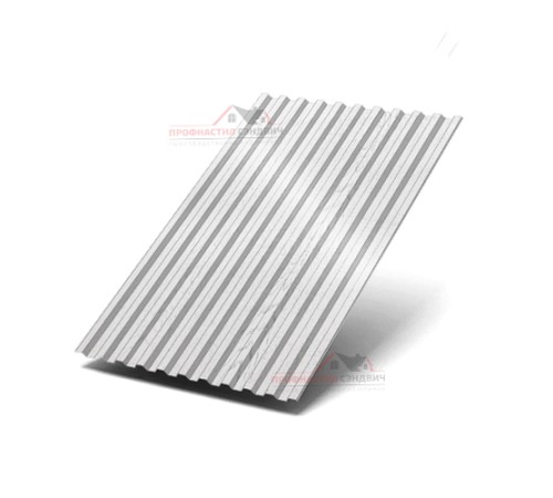 Профилированный лист C21-0.5, Ширина-1000, ECOSTEEL-MA Беленый Дуб