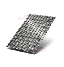 Профилированный лист C21-0.5, Ширина-1000, ECOSTEEL БелыйПлитняк