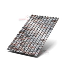 Профнастил C21-0.5, Ширина-1000, ECOSTEEL Кварцевый Сланец