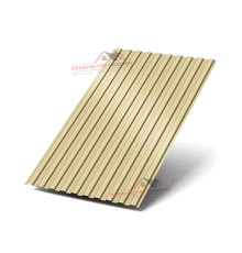 Профилированный лист С8-0.4, Ширина-1150мм, Полиэстер RAL1014