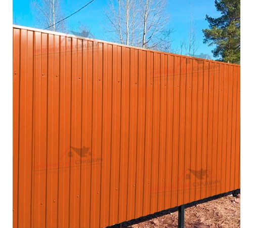 Профнастил С8-1150-0.5 Полиэстер RAL2004