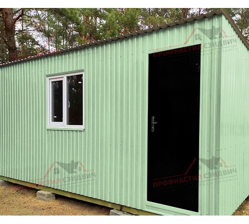 Купить профилированный лист С8-0.5, Ширина-1150мм, Norman RAL6019 