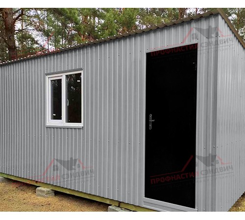 Купить профилированный лист С8-0.4, Ширина-1150мм, Полиэстер RAL7004 