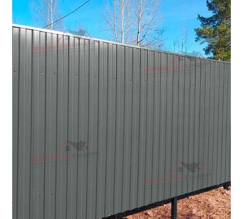 Профнастил С8-1150-0.45 Полиэстер RAL7005