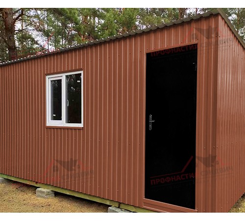 Купить профилированный лист С8-0.5, Ширина-1150мм, Viking E RAL8004 