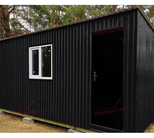 Купить профилированный лист С8-0.45, Ширина-1150мм, Viking RAL9005 