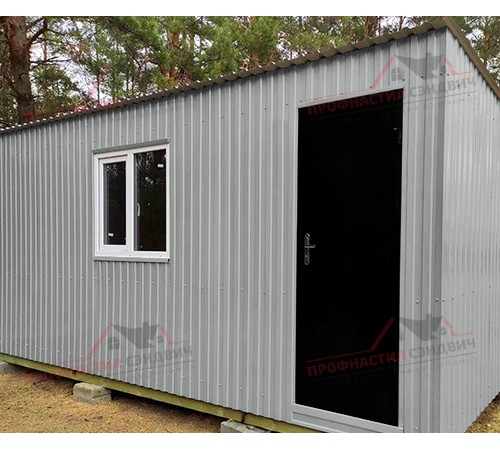 Купить профилированный лист С8-0.5, Ширина-1150мм, Полиэстер RAL9006 