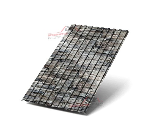 Купить профилированный лист С8-0.5, Ширина-1150мм, ECOSTEEL Белый Камень 