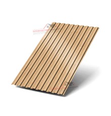 Профилированный лист С8-0.5, Ширина-1150мм, ECOSTEEL Клен