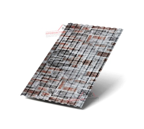 Купить профнастил С8-0.5, Ширина-1150мм, ECOSTEEL Кварцевый сланец 