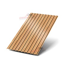 Профилированный лист С8-0.5, Ширина-1150мм, ECOSTEEL Лиственница