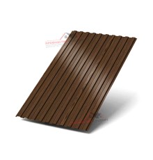 Профилированный лист С8-0.5, Ширина-1150мм, ECOSTEEL Мореный Дуб