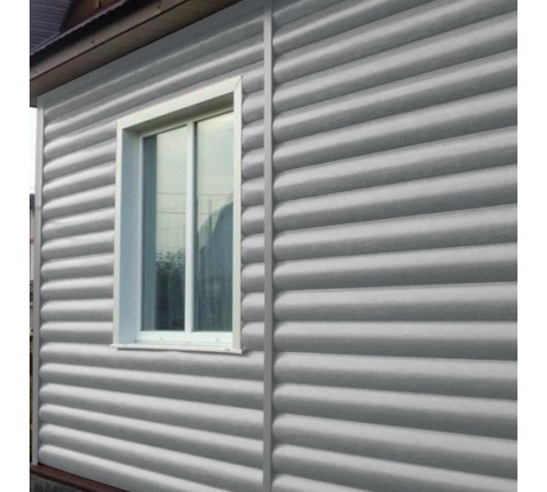 Купить блок-хаус classic 0,45 PE RAL7004 сигнальный серый 