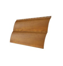 Блок-хаус classic 0,45 Print Twincolor Golden гофрированный