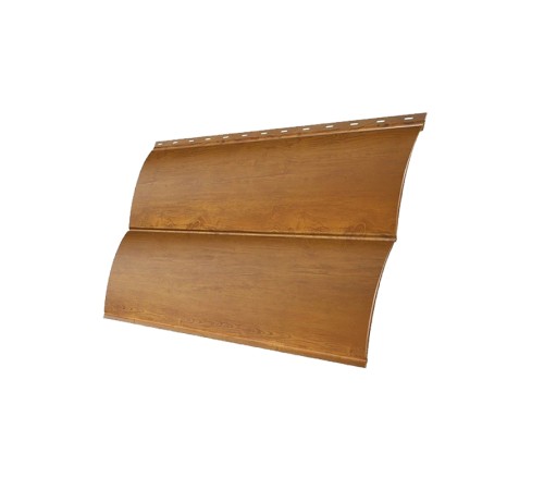 Купить блок-хаус classic 0,45 Print-Double Golden гофрированный 