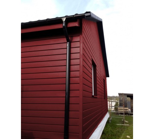 Купить экобрус 0,345 гофрированный 0,5 Satin RAL3011 коричнево-красный 