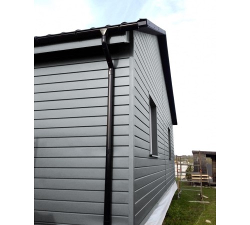 Купить экобрус 0,345 0,5 GreenCoat PuRALMatt RR21 светло-серый (RAL7040 серое окно) 