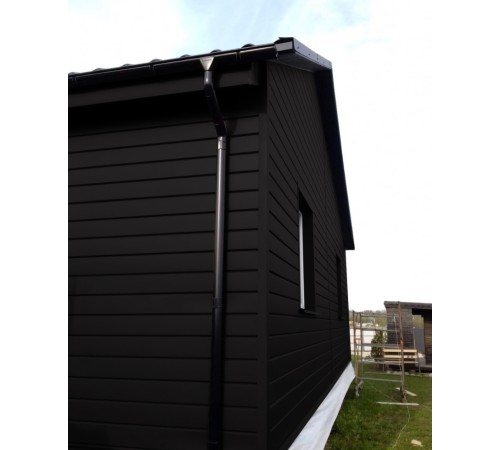 Купить экобрус 0,345 0,5 Velur20 RAL8022 черно-коричневый 