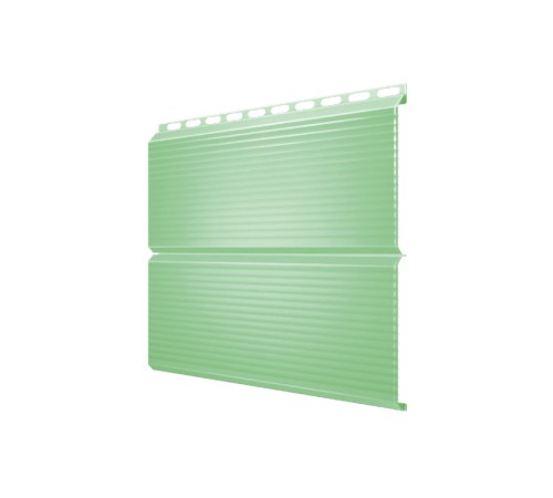 Купить экобрус 0,345 гофрированный 0,45 PE RAL6019 бело-зеленый 