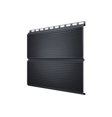 ЭкоБрус 0,345 гофрированный 0,5 Quarzit RAL7024 мокрый асфаль