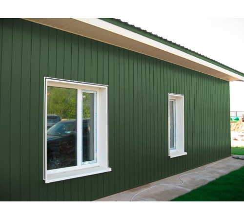 Купить вертикаль 0,2 classic 0,5 GreenCoat PuRALс пленкой RR11 темно-зеленый (RAL6020 хромовая зелень) 