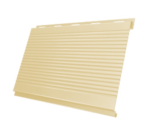 Купить вертикаль 0,2 gofr 0,5 Velur20 с пленкой RAL1015 свелая слоновая кость 