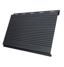 Вертикаль 0,2 gofr 0,5 Satin с пленкой RAL7024 мокрый асфальт