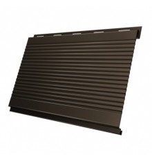 Вертикаль 0,2 gofr 0,5 GreenСoat PuRALс пленкой RR32 темно-коричневый (RAL8019 серо-коричневый)