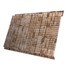 Вертикаль 0,2 gofr 0,45 Print Twincolor с пленкой Sand Stone