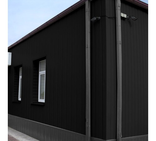 Купить вертикаль 0,2 line 0,5 Стальной бархат с пленкой RAL9005 черный 