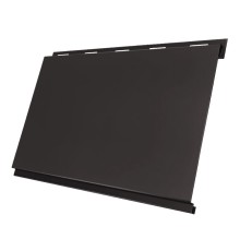 Вертикаль 0,2 classic 0,5 GreenCoat PuRALMatt с пленкой RR32 темно-коричневый (RAL8019 серо-коричневый)