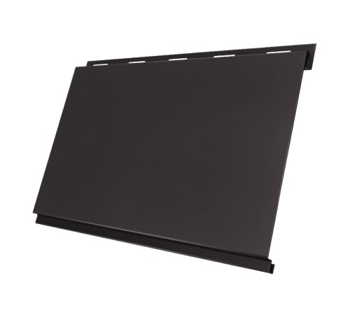 Купить вертикаль 0,2 classic 0,5 GreenCoat PuRALMatt с пленкой RR32 темно-коричневый (RAL8019 серо-коричневый) 