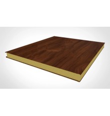 Стеновые сэндвич панели с пир 140 орех