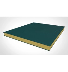 Стеновые сэндвич панели с пир 140 ral 5021 бирюзовый