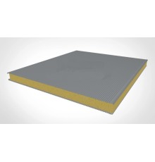 Стеновые сэндвич панели с пир 140 ral 7035 светло-серый