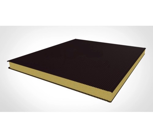 Купить стеновые сэндвич панели с ппу 140 бордо 