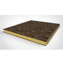 Стеновые сэндвич панели с ппу 140 кварцевый сланец