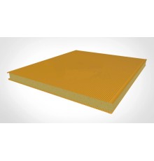Стеновые сэндвич панели с ппу 140 ral 1018 светло-оранжевый