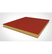 Стеновые сэндвич панели с ппу 140 ral 2004 темно-оранжевый