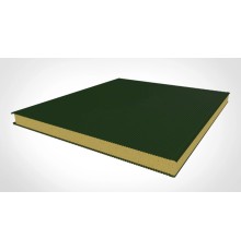 Стеновые сэндвич панели с ппу 140 ral 6002 зеленый