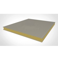 Стеновые сэндвич панели с ппу 140 ral 9002 серо-белый