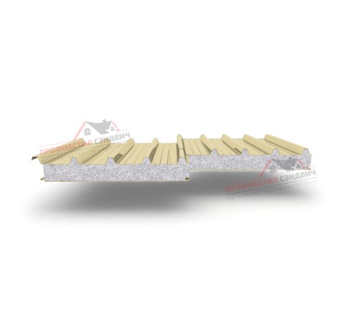 Купить сэндвич-панели для кровли с наполнителем пенополистирол, толщина 60 мм, Полиэстер RAL1014 