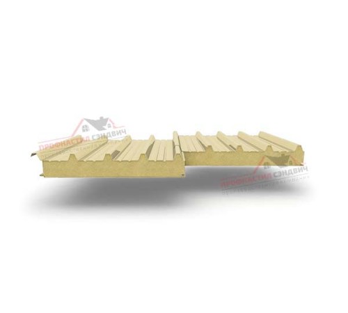 Купить сэндвич-панели для кровли с наполнителем пенополиуретан, 100 RAL 1014 темно-бежевый 