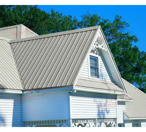 Купить сэндвич-панели для кровли с наполнителем минеральная вата, ГОСТ 32603-2012, толщина 120 мм, Полиэстер RAL9002 