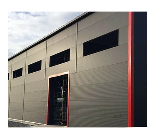 Сэндвич-панели стеновые с ппу, толщиной 40 мм, Полиэстер RAL9005 черный