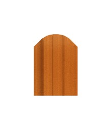 Штакетник металлический П-образный-0.5, 16,5х118, Края завальцованные, AGNETA Copper/Copper