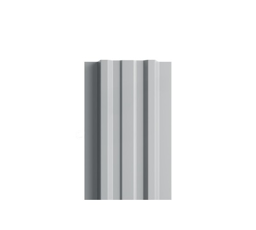 Штакетник металлический П-образный (ЭКМ)-Т-0.5, 16,5х99, Края НЕзавальцованные, Norman RAL7004