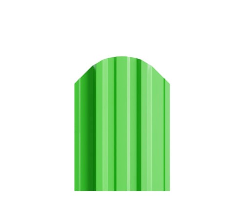 Штакетник металлический П-образный-0.5, 16,5х118, Края завальцованные, Norman RAL6018