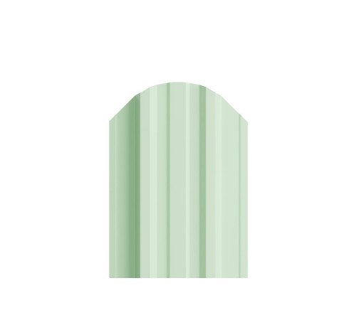 Штакетник металлический П-образный-0.5, 16,5х118, Края завальцованные, Norman RAL6019